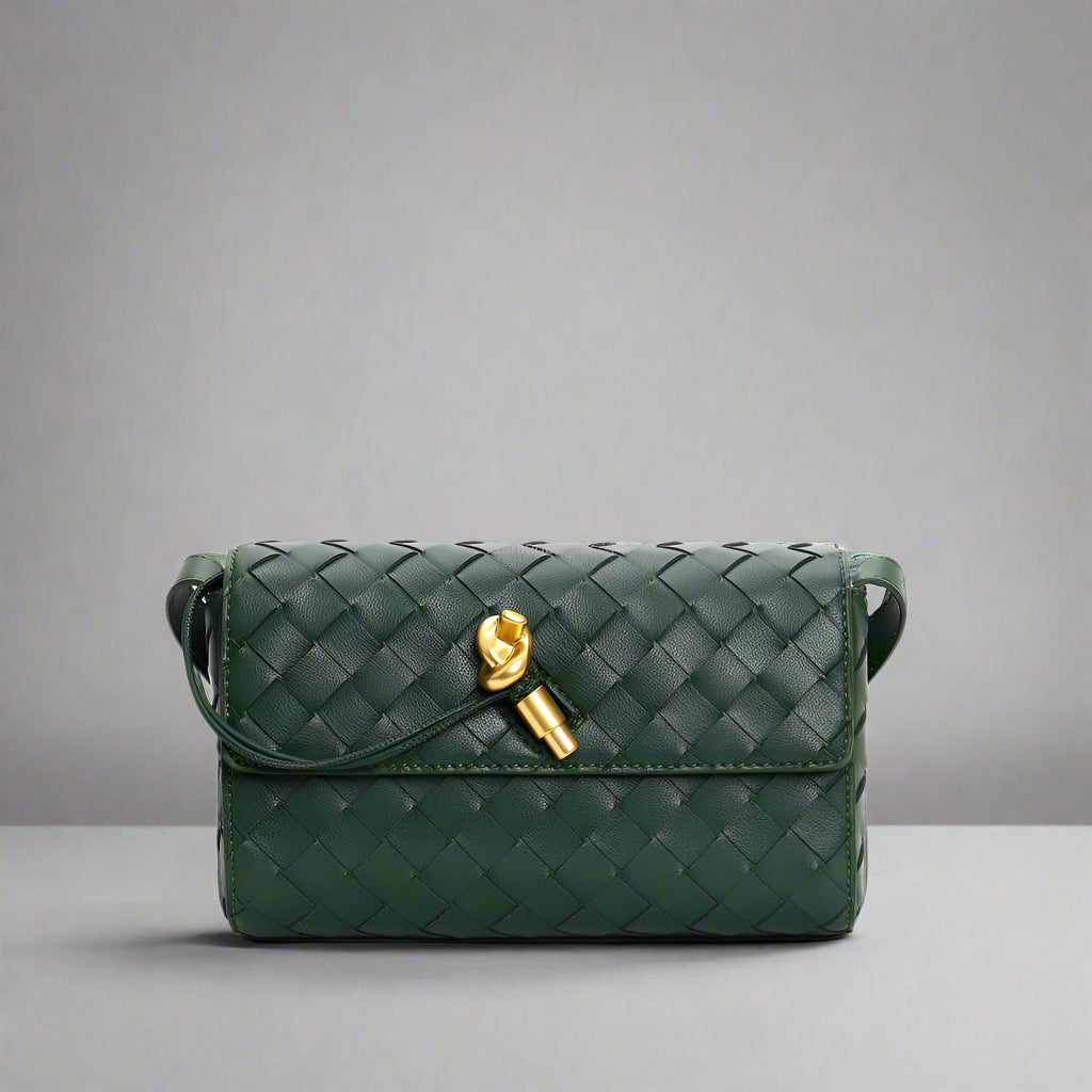 Bottega Veneta Andiamo Woven Crossbody Bag