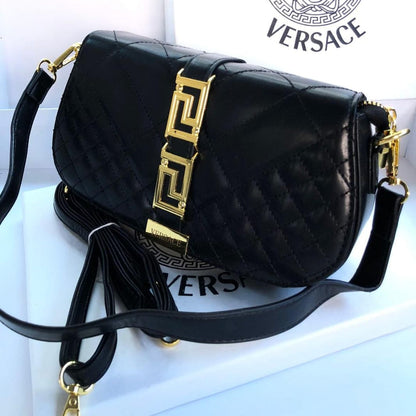 Versace Luxe Quilted Crossbody Bag – Elegant & Stylish