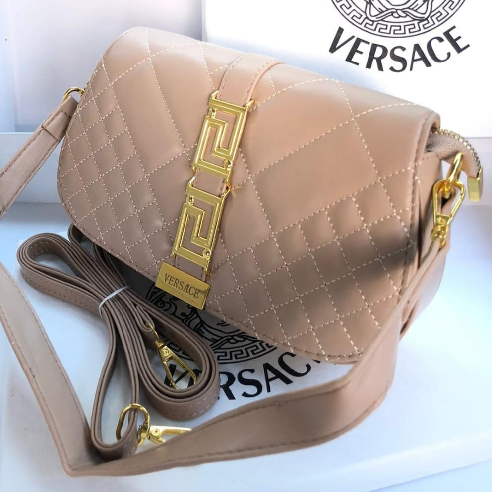 Versace Luxe Quilted Crossbody Bag – Elegant & Stylish