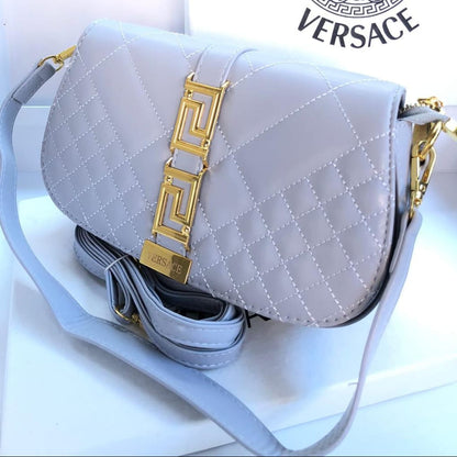 Versace Luxe Quilted Crossbody Bag – Elegant & Stylish