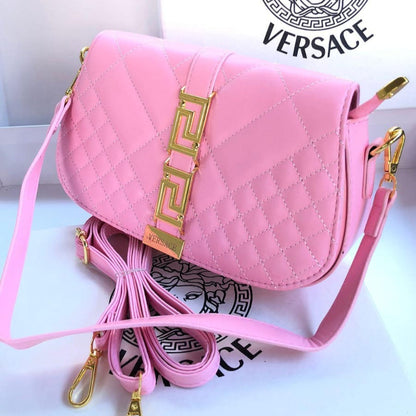 Versace Luxe Quilted Crossbody Bag – Elegant & Stylish